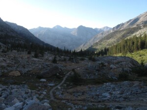 Onward Towards Rae Lakes