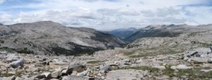 View North from Donahue Pass Over Lyell Canyon